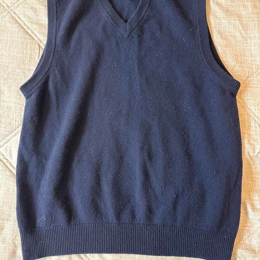 Llbean Women's Navy and Black Jumper